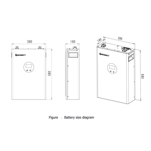 Batería de Litio Growatt 51.2V 100Ah 5kWh HOPE 5.0L-B1 para Almacenamiento de Energía en el Hogar - Product Image 4