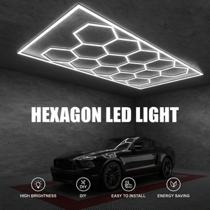 New Design Hexagonal LED Garage Lights-Waterproof Bright Easy Installation for <strong>Car</strong> <strong>Detailing</strong> &amp; Landscape/Garden Use - Product Image 6
