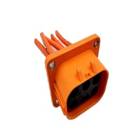 2.5mm2 4mm2 6mm2 pequeña corriente HVIL 3 pines 5Pin 6Pin 40A código eléctrico EV enchufe y conector de enchufe para venta