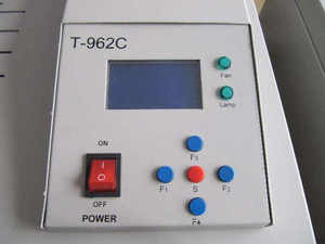 Four de refusion SMT pour PCB T-961, four à air chaud infrarouge à convection, mini-réchauffeur infrarouge pour circuits intégrés, four de soudage LED - Product Image 2