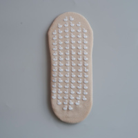Chaussettes de Pilates Glacier, chaussettes de ballerine antidérapantes personnalisées, fabricant de chaussettes de Pilates Reformer à semelle intégrale en silicone