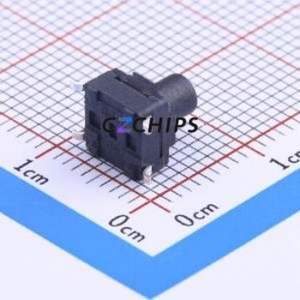 K2-1839SP-H4SW-02 Tactile Switch SMD-4P,6.2x6.2mm Switch Single Pole Single Throw Round Button 2.5N Vertical Mount - Product Image 2