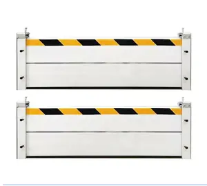 Removable aluminum flood barrier panel plank board for gate door home flood control prevention