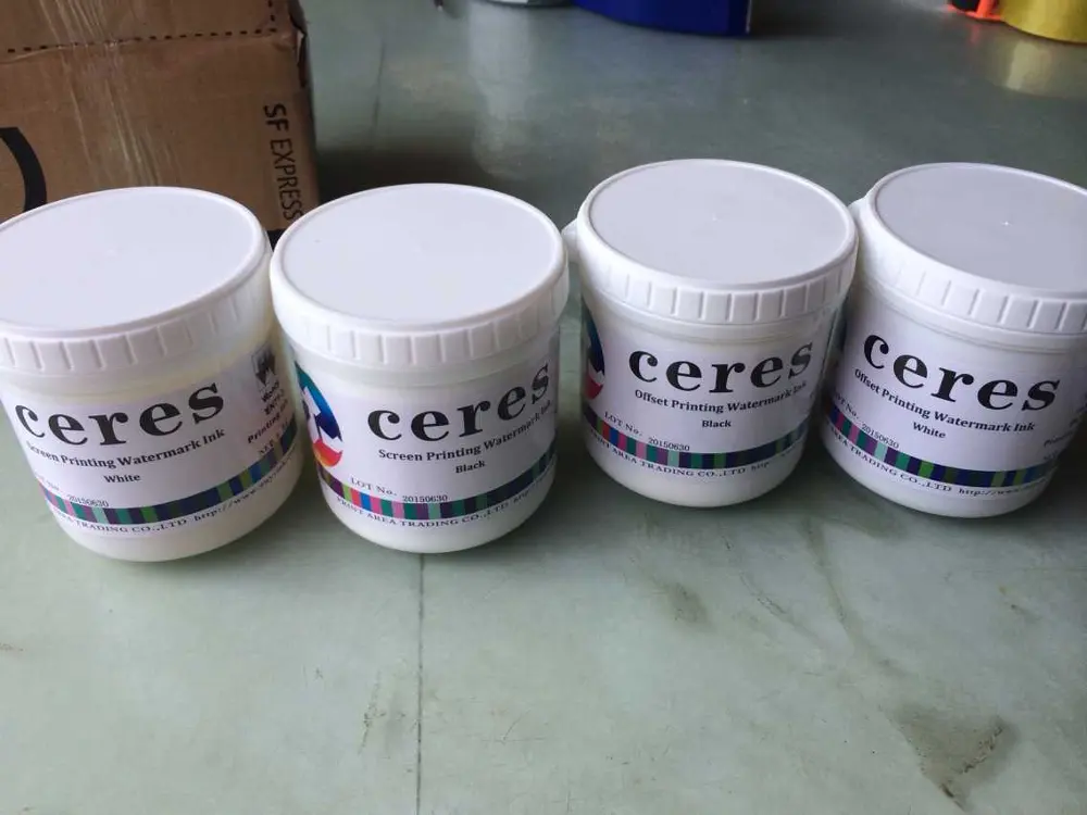 1KG/CAN,การพิมพ์ออฟเซตหมึกลายน้ำสีขาว,สีขาว