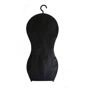 Custom Fashion Wig Storage Dust <b>Bag</b> Body Shape Design Portable Non-Woven Material 30x60cm Black - Product Image 2