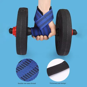 Benutzer definierte rutsch feste Powerlifting-Handgelenk wickel Weiche Neopren-gepolsterte Gurte Workout-Unterstützung Schutz Fitness geräte Benutzer definiertes Logo - Product Image 5