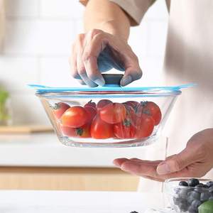 غطاء تخزين طعام كبير قابل لإعادة الاستخدام ، أغطية أوعية بناطيل وأغطية, غطاء تخزين طعام كبير قابل لإعادة الاستخدام - Product Image 3