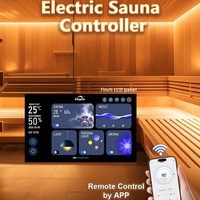 Panel de Control Universal Inteligente con WiFi para Sauna, Control de Temperatura/Hora, Luz RGB, Humedad y Aroma, Controlador de Calentador de Sauna
