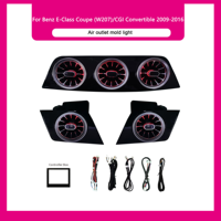 Kits d'éclairage de ventilation décoratifs pour Mercedes-Benz Classe E Coupé W207/CGI Cabriolet 2009-2016, éclairage LED pour voiture pour amélioration de l'intérieur