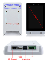 Portable OEM Android Tablet Wifi Table Lcd Affichage numérique Lecteur multimédia Table Lecteur publicitaire