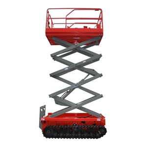 Plataforma Elevadora de Tijera Antideslizante con Orugas Adaptadas para Todo Terreno - Product Image 3