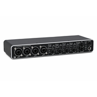 Carte son externe USB sans fil UMC404HD, interface MIDI, préamplis micro, voix réglable, compatible avec 10 appareils, studio