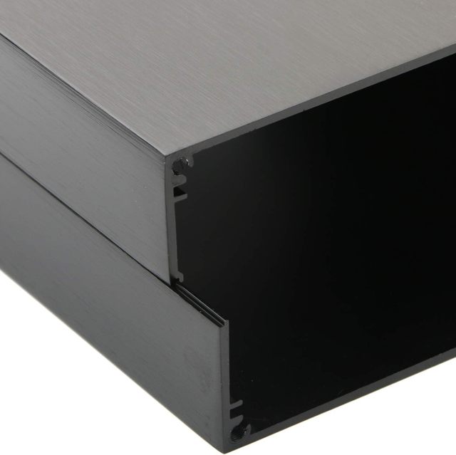 125x51x150mm Aluminum Box DIY Project Enclosure Surface Drawing Process Split Case for PCB Audio Amplifier Power Supply