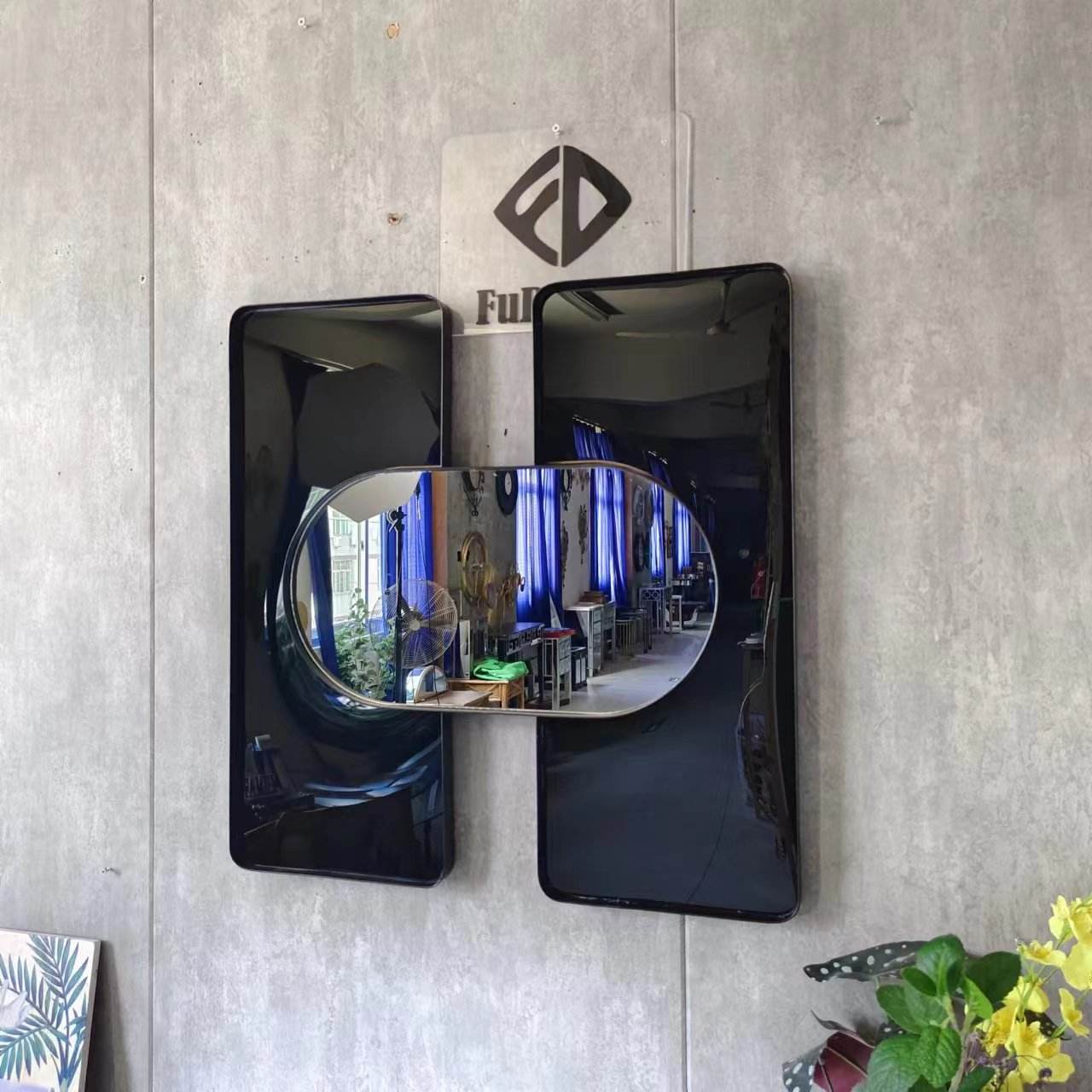 black Acrylic with black frame FUDA790-40