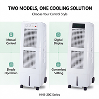 Pendingin Lantai Mini Ringan Baru 120w 3000m3/jam Pendingin Air Dalam Ruangan Rumah Tangga Kipas Pendingin Udara Portabel