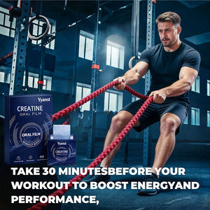 Tiras Orales de Creatina Pura Veganas y Sin Gluten para Aumentar la Masa Muscular, la Fuerza y la Resistencia en Adultos y Niños, con Soporte OEM/ODM - Product Image 4