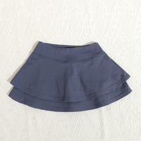 Vêtements d'été pour enfants avec logo personnalisé, jupes de tennis de couleur unie, mini jupes à volants superposés, leggings habillés de yoga pour bébés filles