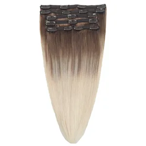 clip in human hair extension in dubai, free sample silk straight hair