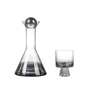 Mới Sang Trọng Chì Miễn Phí Pha Lê Rượu Vang <span class=keywords><strong>Decanter</strong></span> Và Rượu Vang Thủy Tinh Thiết Lập Cổ Phiếu Bán Buôn Rượu Vang Đỏ <span class=keywords><strong>Decanter</strong></span> - Product Image 5