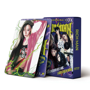 Kpop Photo Card 55pcs/box Karina Giselle NingNing Winter Rich Man Lomo Card Kpop Photocard