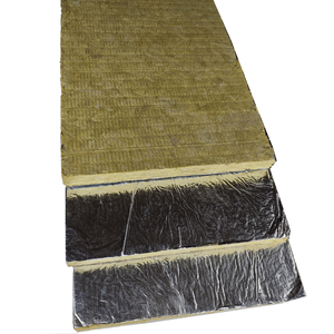 ISO certifié 80mm laine de roche panneau sandwich feuille d'aluminium étanche toiture isolation ignifuge matériaux d'isolation thermique - Product Image 4