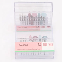 Kits de polissage de résine composite dentaire instruments dentaires de polissage en caoutchouc de silicone