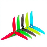 Hélices Qianfeng Gemfan 5136 de 5 pouces pour drone FPV, modèle RC, course FPV, freestyle, trois pales, lot de 4