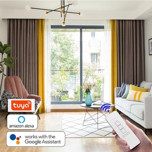 Dự án nhà Alexa thông minh cơ giới Rèm theo dõi tuya điện điều khiển từ xa Rèm đường sắt rèm tự động - Product Image 2