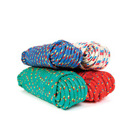 Nouvelle arrivée de haute résistance 8 brins tressés PP ligne de pêche polyester coloré pour la vente en gros OEM disponible