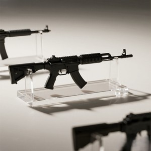 Fábrica Custom Atacado Acrílico Gun Display Model Toy Stand para Retail Tabletops Acrílico pequena arma Stand Model Toy Display - Product Image 4