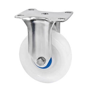 amerikanischer stil industrie 304 edelstahl handtrolley rollenrad 3 4 5 zoll drehbar mittellast-rollen - Product Image 5