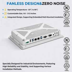 คอมพิวเตอร์พาเนลอุตสาหกรรมขนาดปรับแต่งได้ 10.1 นิ้ว หน้าจอสัมผัสแบบออลอินวัน ระดับการป้องกัน IP65 แท็บเล็ตอุตสาหกรรมที่ทนทาน - Product Image 2
