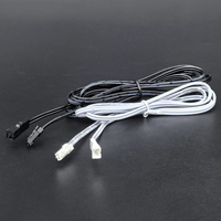 Kabel Ekstensi Harness Konektor Dupont Kustom 2m 3m 2 Pin Male ke Female untuk Lampu LED Perabot Dapur
