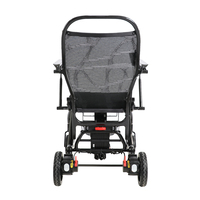 Fauteuil roulant électrique pliable léger de haute qualité pour les voyages en plein air, en fibre de carbone, DC07L, fauteuil roulant électrique pour les personnes âgées