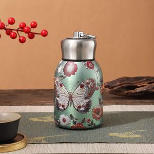 Termo Mini de Bolsillo con Aislamiento al Vacío, Diseño Simple y Moderno, con Anillo de Sujeción, Ideal para la Vuelta al Cole - Product Image 3