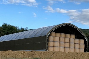 Tubo de enrejado de estructura de acero galvanizado ligero de alta calidad, tienda de refugio de protección solar para exteriores, almacenamiento de nuevo diseño estándar EN - Product Image 4