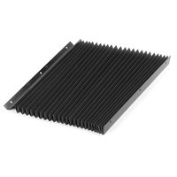 Protection En Caoutchouc Synthétique Rectangle Accordéon Pare-Poussière