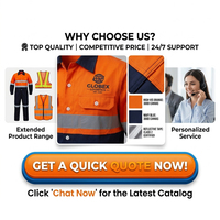 Ensemble de vêtements de travail haute visibilité personnalisés AI-MICH avec logo, veste et pantalon en toile robuste pour la construction industrielle et l'industrie lourde
