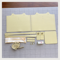 Sac à main DIY pour femme, sac à bandoulière fait main avec chaîne, accessoires de quincaillerie, sac à main en cuir