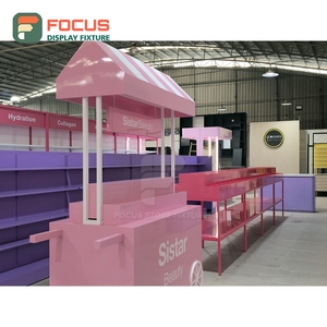 Upgrade Design Store Project Lockable Display Unit Full Service Makeup Store Interior Design - Product Image 2