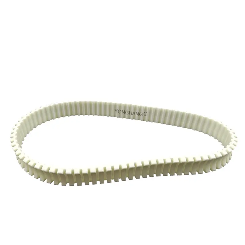 sausage stuffer belt White PU Timing Belts with Grooves for Sausage tying machine