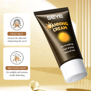OEM-Crema intensificadora de bronceado para camas solares, crema bronceadora orgánica para el cuerpo, bronceadora, vegana, UV y con brillo solar - Product Image 3