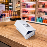 Scatola Rigida con Chiusura Magnetica Personalizzata, Bianca e Nera, Stile Libro Opaco, Confezione Regalo con Inserto in Schiuma EVA Personalizzato