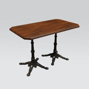 Mesa y Silla de Madera Maciza Estilo Retro para Cafetería, Pastelería, con Diseño de Silla con Respaldo - Product Image 4