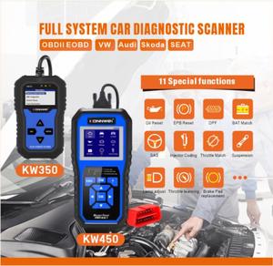 Escáner Automotriz KONNWEI KW350 al por Mayor de Fábrica, Herramienta de Diagnóstico para ABS, SRS, Transmisión y Motor, Compatible con Seat, VW, Audi, Skoda - Product Image 3