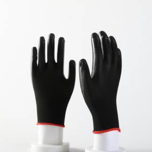 Anti-slip <strong>Nitrile</strong> Coated Work <strong>Glove</strong> With <strong>Nitrile</strong> Dipped Grip On Palm And Fingers For Auto Repair Construction - Product Image 4