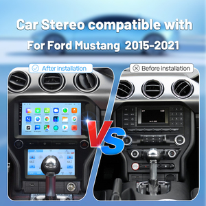 9 inch Android đài phát thanh xe 4 + 64 gam DSP đơn vị đứng đầu với GPS BT Carplay Android tự động đa phương tiện Player cho Ford <span class=keywords><strong>Mustang</strong></span> 2015-2021 - Product Image 6