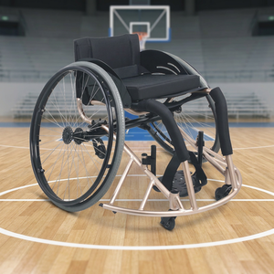 Fauteuil roulant de basketball haut de gamme, conçu par des experts, avec largeur de siège personnalisable de 30 cm à 40 cm - Product Image 1