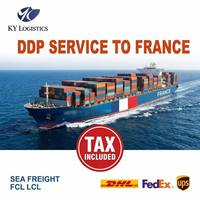 Agent d'expédition fiable et rapide vers la France, service logistique, transitaire Chine-Lyon, fret maritime et aérien LCL FCL DDP porte-à-porte