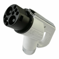 Pistola de Carga Rápida de CC de Alta Potencia 125A 150A 200A 250A 300A GB/T 1000V para Estación de Carga de Vehículos Eléctricos, Conector de CC Estándar Chino de 9 Pines